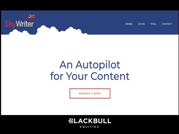 Blackbull receives Skywriter Systems Inc. mandate for capital market listing